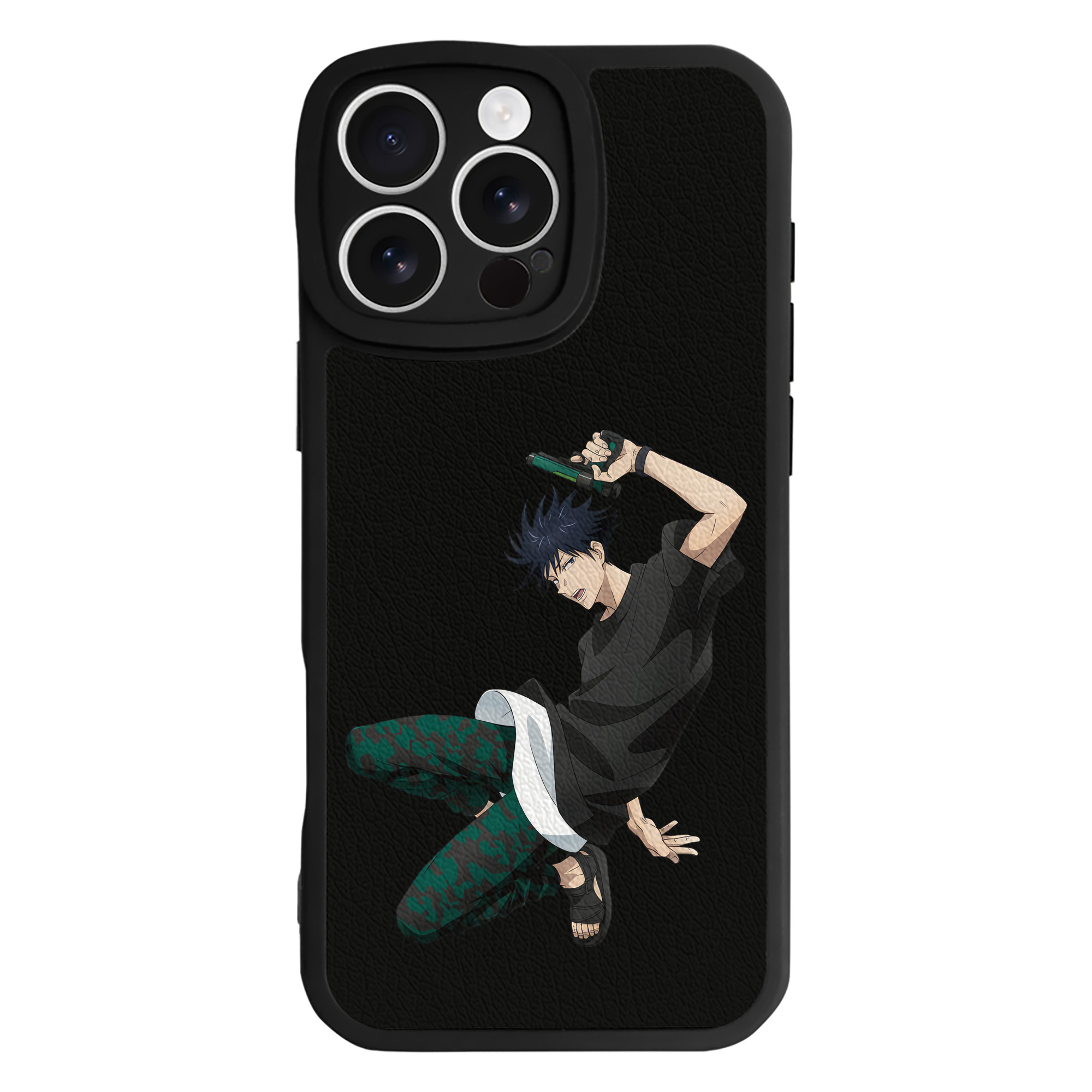 （画像用） 呪術廻戦 Jujutsu Kaisen 【iPhone 16シリーズ対応】シリコンスマホケース（レザー調） 材質：シリコン